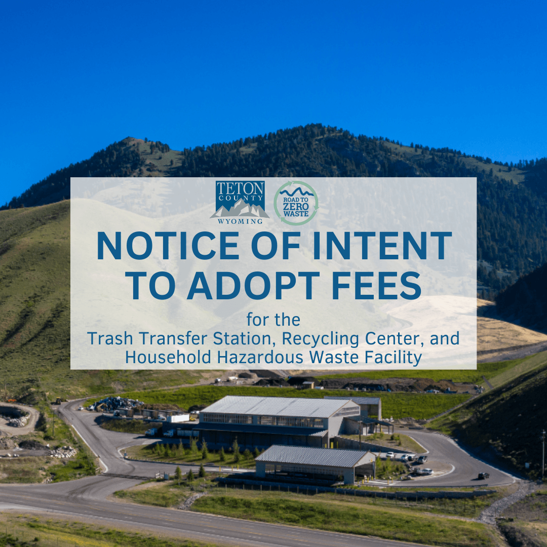 Notice of Intent to Adopt Fees